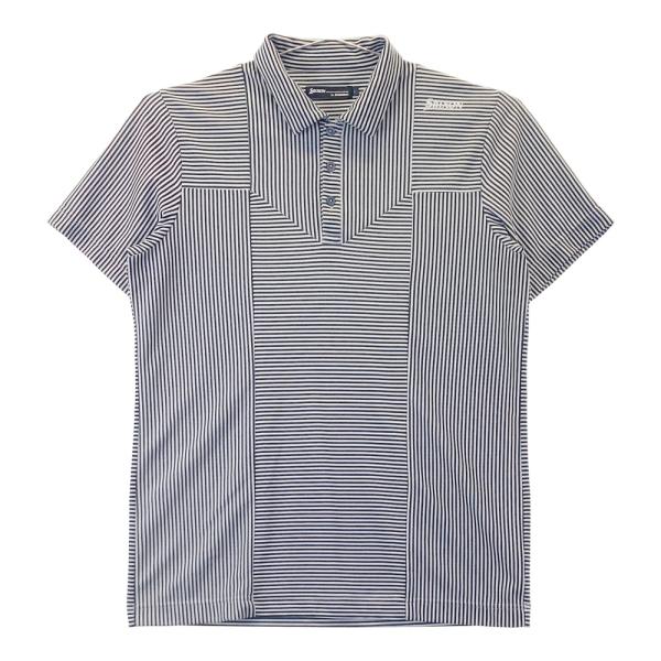 SRIXON スリクソン by DESCENTE 半袖ポロシャツ ストライプ