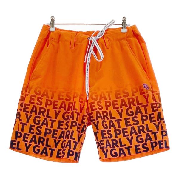 未使用 タグ付 パーリーゲイツ ハーフパンツ オレンジ 紺 4 M 定価3.1万 PEARLY GATES 【美品】パーリーゲイツ ハーフパンツ オレンジ