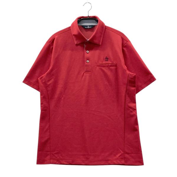MUNSING WEAR マンシングウェア SG1662 半袖ポロシャツ レッド系