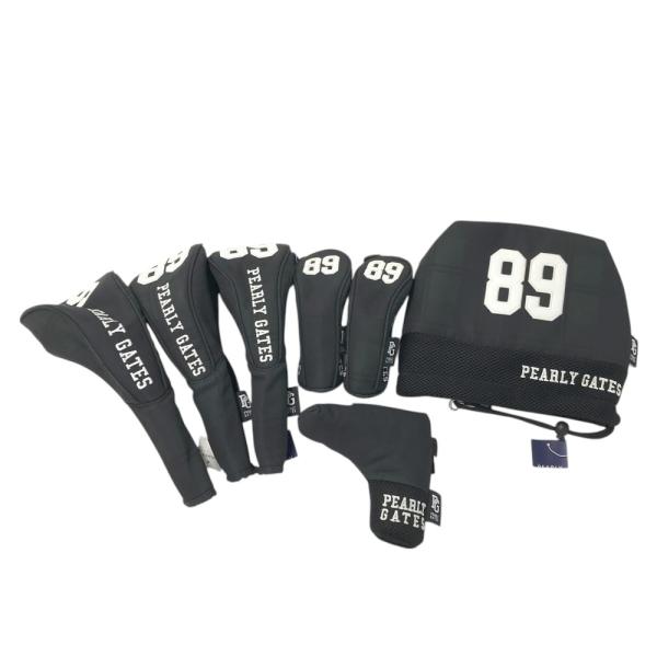 【新品未使用】PEARLY GATES パーリーゲイツ オールインワン 1 PEARLY GATES パーリーゲイツ ヘッドカバー ニコちゃん ネイビー