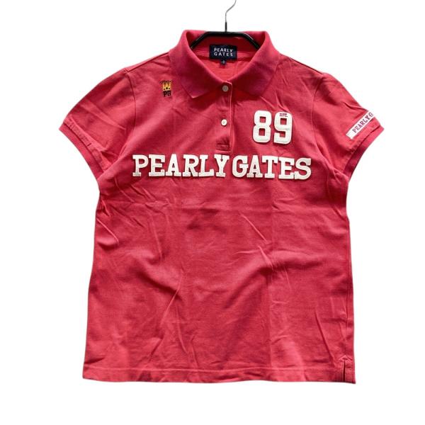 PEARLY GATES パーリーゲイツ 半袖ポロシャツ ピンク系 0 ゴルフウェア
