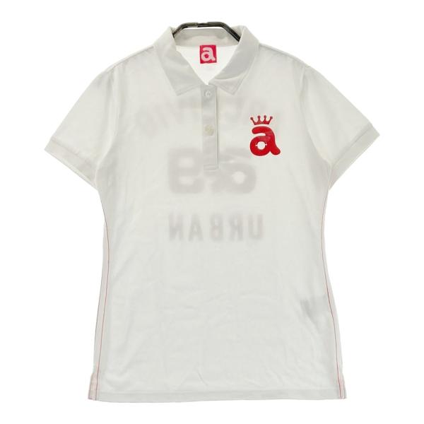 36 白　ARCHIVIO レディース　カッティング　ポロシャツ 36 白 ARCHIVIO レディース カッティング ポロシャツ ARCHIVIO