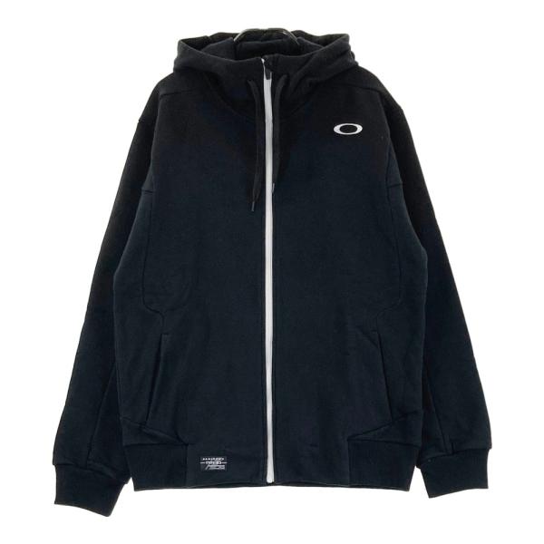 OAKLEY オークリー ; 裏起毛スウェットジップパーカー ブラック