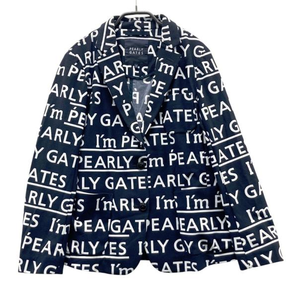PEARLY GATES（パーリーゲイツ） テーラードジャケット ロゴ 総柄