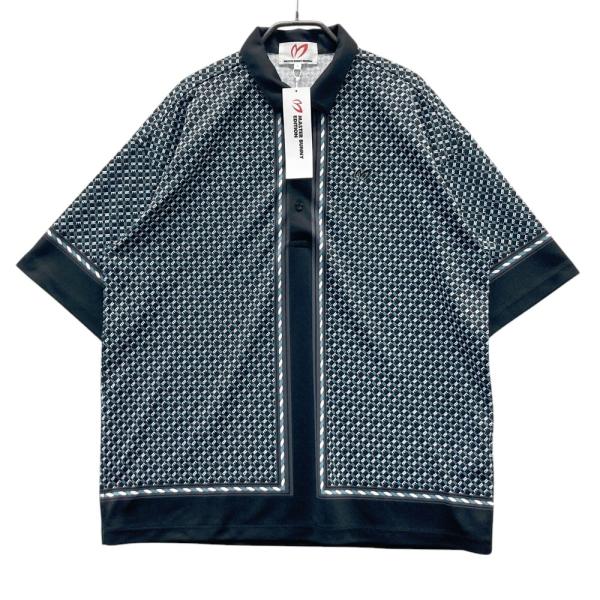 【近年】美品☆サイズ4 マスターバニーエディション　半袖ポロシャツ　総柄　ゴルフ 新品】MASTER BUNNY EDITION マスターバニーエディション 2024年