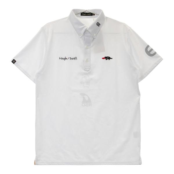 【美品】rough&swell　半袖ポロシャツ カジュアルゴルフドットコムby PALM SPRINGSにrough&swell［ラフ