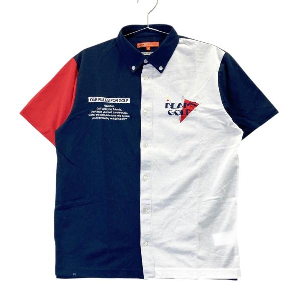 BEAMS GOLF ビームスゴルフ 半袖シャツ ネイビー系 M ゴルフ