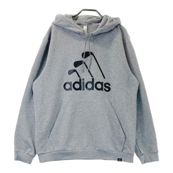 ADIDAS GOLF アディダスゴルフ HA1331 スウェットパーカー グレー系 XO