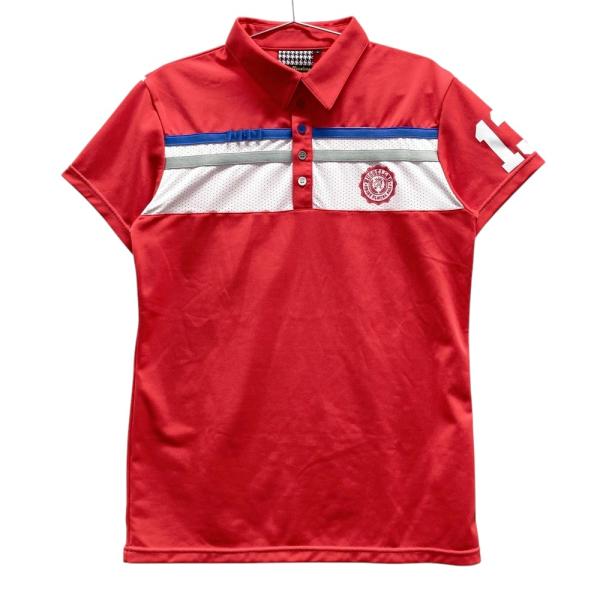 【希少・完売モデル】Russeluno（ラッセルノ）半袖ポロシャツ サイズ4 RUSSELUNO ラッセルノ 半袖ポロシャツ レッド系 4 ゴルフウェア メンズ