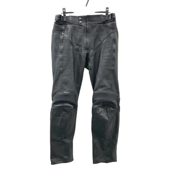 [美品中古] KUSHITANI クシタニ レザーパンツ Lサイズ KUSHITANI クシタニ ライディングレザーパンツ ブラック系 L/2W バイク