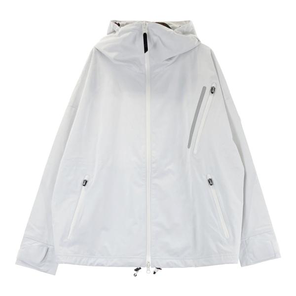 CPG GOLF シーピージーゴルフ フード付 長袖ジップジャケット ホワイト