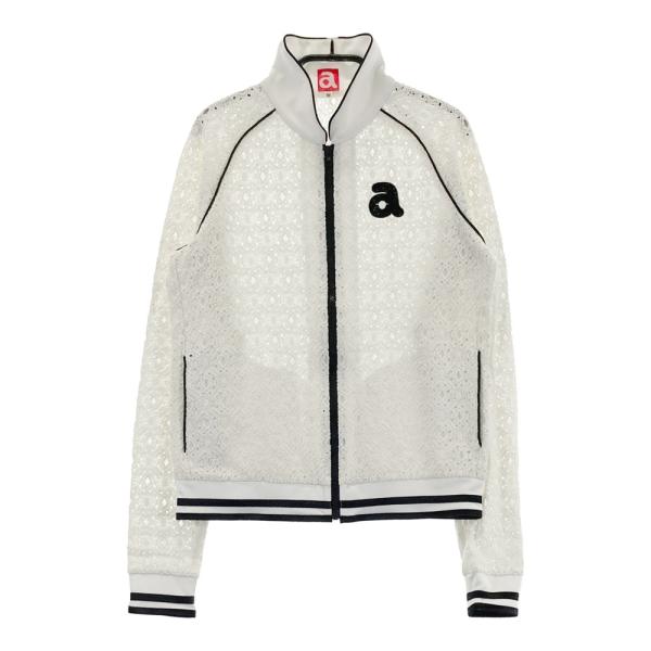 アルチビオ 中綿ジャケット ホワイト系 ゴルフウェア レディース サイズ36 サイズ：36 ARCHIVIO アルチビオ レース ジップジャケット ホワイト系