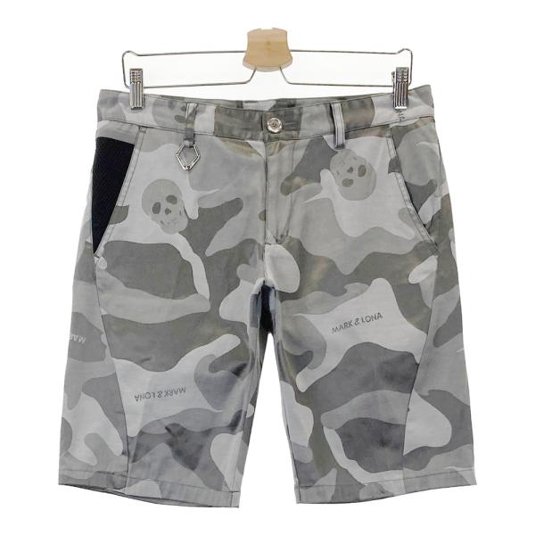 【美品】マークアンドロナ　ハーフパンツ　46 M サイズ：46 MARK&LONA マークアンドロナ ハーフパンツ カモフラ柄