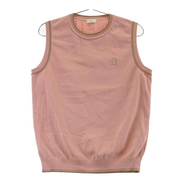 新品 マンシングウェアゴルフ クルーネックベスト/レディス/M/マルチ MUNSING WEAR マンシングウェア 2024年モデル クルーネック