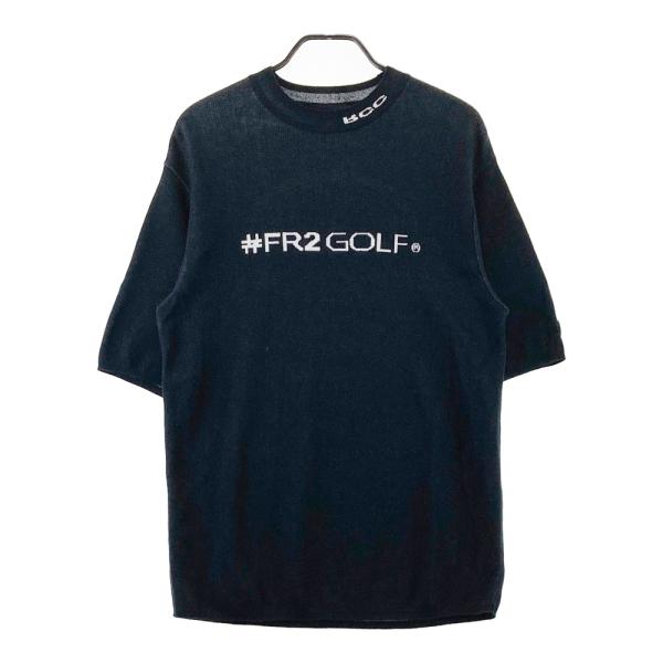 FR2 GOLF エフアールツーゴルフ 半袖 ニットセーター ブラック系 L