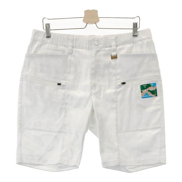 新品⭐︎MARK & LONA ホワイトカモフラゴルフハーフパンツ MARK&LONA マークアンドロナ 2023年モデル ハーフパンツ カモフラ柄