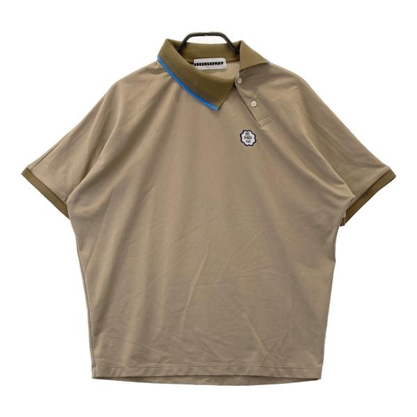 DECEMBERMAY ディセンバーメイ 半袖ポロシャツ ベージュ系 XL ゴルフ  