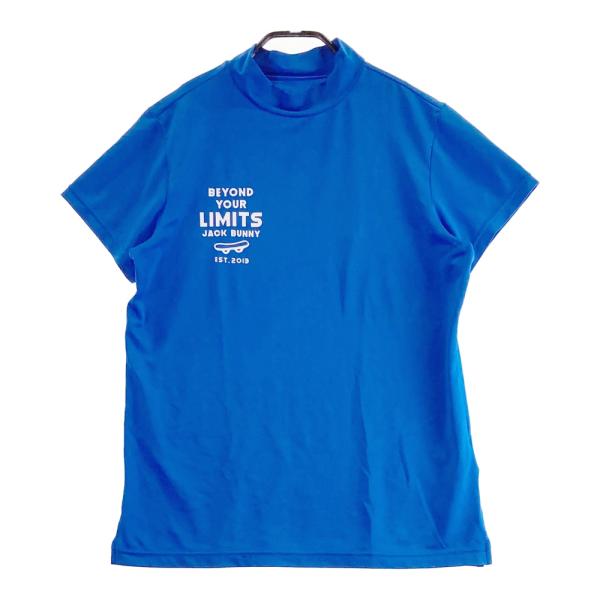 Jack Bunny!! モックネック　半袖Tシャツ　2枚セット　1＊QJ JACK BUNNY ジャックバニー モックネック 半袖Tシャツ ブルー系
