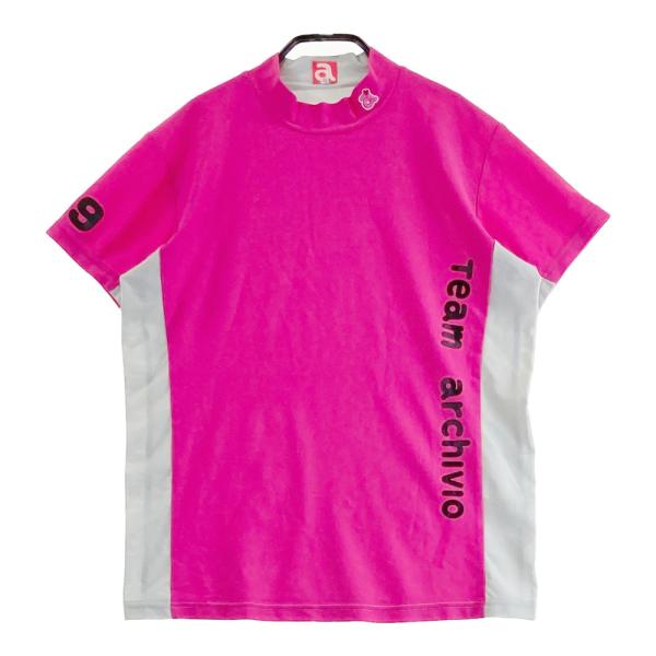 アルチビオ archivio 半袖モックネックシャツ tシャツ 異素材 40 L アルチビオ archivio 半袖モックネックシャツ tシャツ 異素材 40