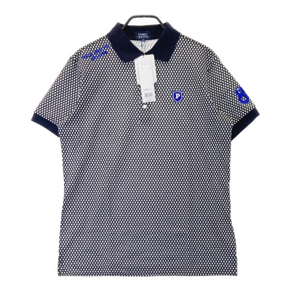 新品】PEARLY GATES パーリーゲイツ 半袖ポロシャツ ネイビー系 6