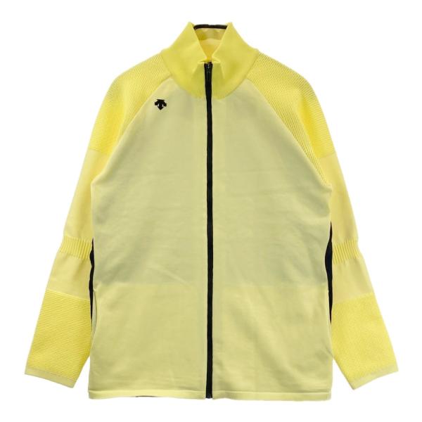 DESCENTE GOLF デサントゴルフ ニット切替 ジップジャケット イエロー