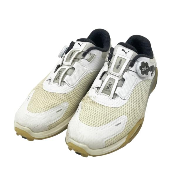 PUMA GOLF プーマゴルフ 2024年モデル シャドウキャットニトロ DISC スパイクレスゴルフシューズ 310219-04  ホワイト系 27.5 [240101531002] ゴルフウェア メンズ ストスト PUMA（プーマ） PUMA GOLF プーマゴルフ 2024年モデル シャドウ