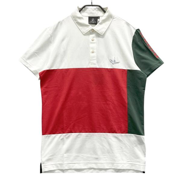 新品】1PIU1UGUALE3 GOLF GDT002 半袖ポロシャツ デル ピエロ レッド系