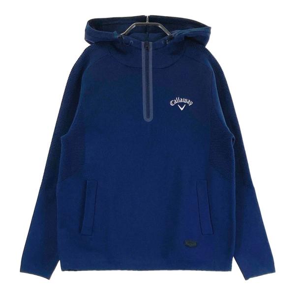 CALLAWAY キャロウェイ ハーフジップニットパーカー ネイビー系