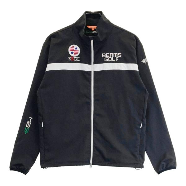BEAMS GOLF ビームスゴルフ ジップ ジャケット ブラック系 M
