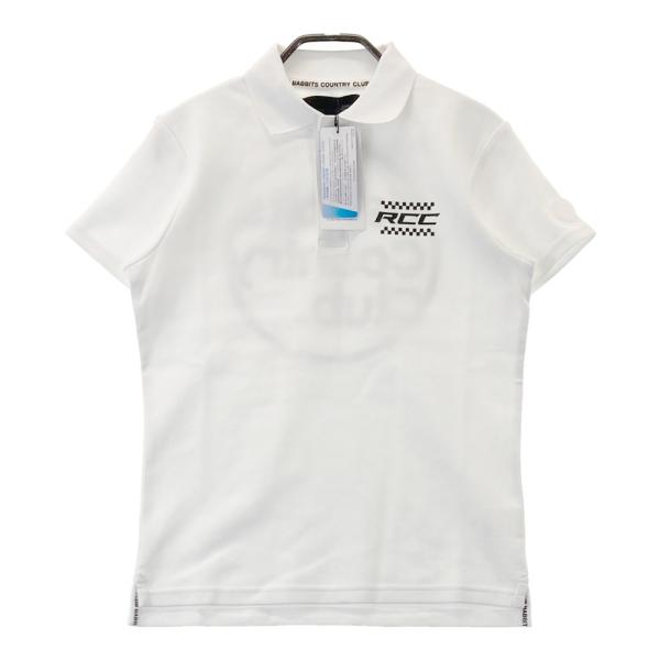 FR2 GOLF エフアールーツーゴルフ ポロシャツ 白 新品】FR2 GOLF エフアールツーゴルフ 半袖ポロシャツ ホワイト系 S