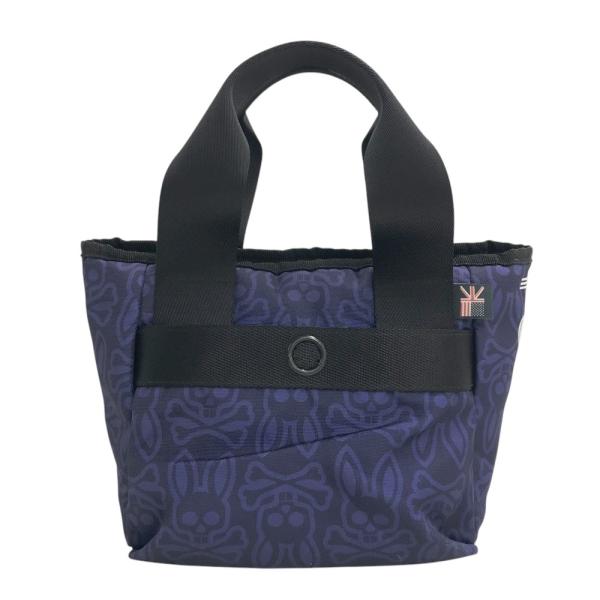 PSYCHO BUNNY サイコバニー カートバッグ バニー 総柄 ネイビー系