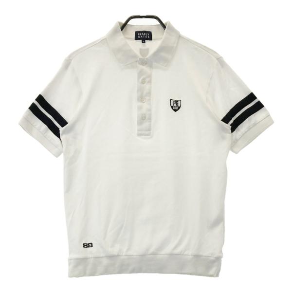 PEARLY GATES パーリーゲイツ 半袖ポロシャツ ホワイト系 4