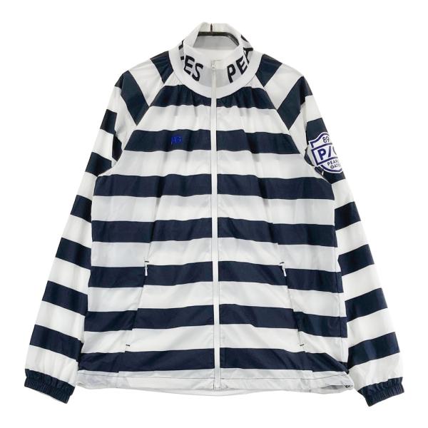 PEARLY GATES パーリーゲイツ ジップジャケット ボーダー柄 ネイビー系
