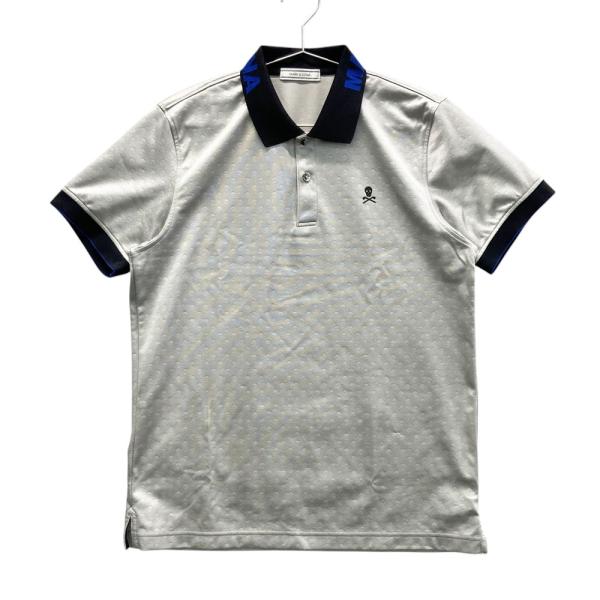 MARK & LONA マークアンドロナ ポロシャツ グレー スカル 48 MARK&LONA