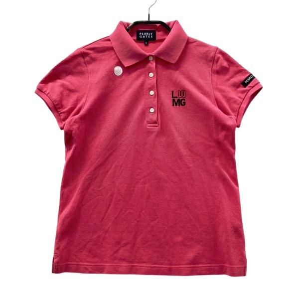 aiai様　【新品】　パーリーゲイツ ポロシャツ ピンク レディース0 半袖 PEARLY GATES パーリーゲイツ 半袖ポロシャツ ピンク系 0 ゴルフ