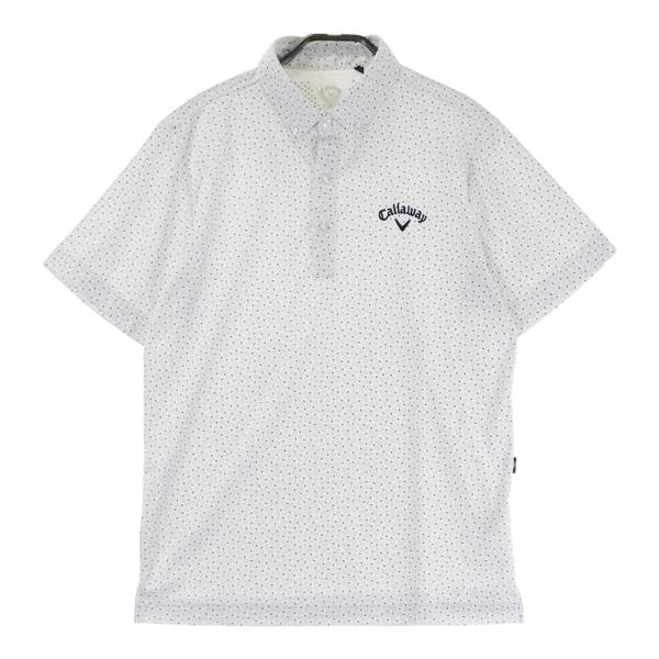 クラブハウスキャロウェイコラボ白半袖ポロシャツ クラブハウスキャロウェイコラボ白半袖ポロシャツ クラブハウス