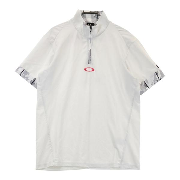 OAKLEY ゴルフ 新品 ポロシャツ XS ハーフジップ 夏 ロゴ入 スポーツ OAKLEY ゴルフ 新品 ポロシャツ XS ハーフジップ 夏 ロゴ入 スポーツ