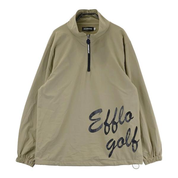 EFFLORESCENCE エフロレッセンス　長袖シャツ　メンズ　ロゴ　ゴルフ EFFLORESCENCE エフロレッセンス : 裏メッシュハーフジップ長袖