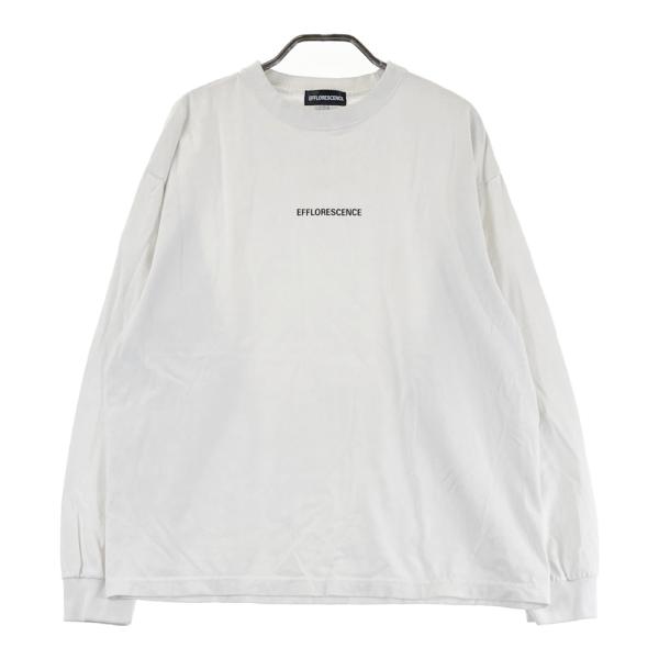 EFFLORESCENCE 長袖ポロシャツ ホワイトLサイズ EFFLORESCENCE エフロレッセンス 長袖Tシャツ ホワイト系 L ゴルフ