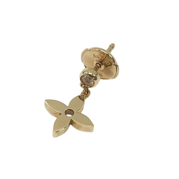 LOUIS VUITTON ルイ ヴィトン Q96169 ピアス片方 AU750 K18PG 18金