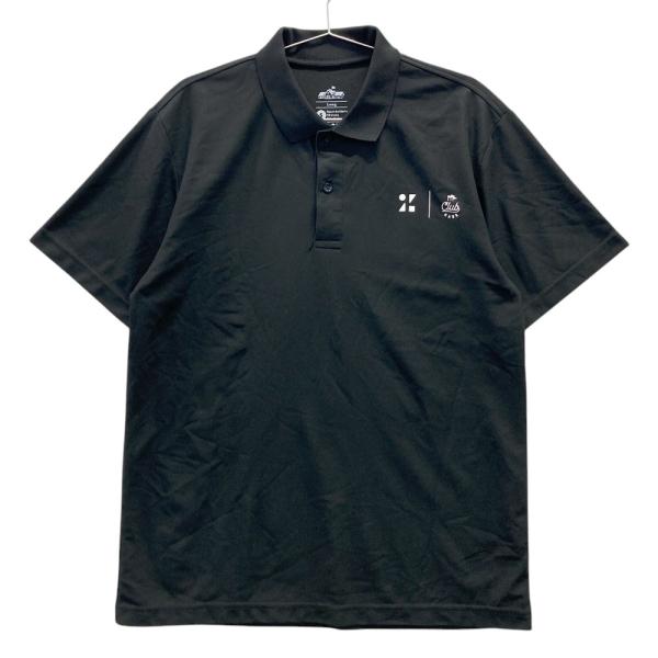 CLUBHAUS × ZOZO CHAMPIONSHIP ポロシャツ 黒 CLUBHAUS クラブハウス ×ZOZO CHAMPIONSHIP 半袖ポロシャツ ブラック系