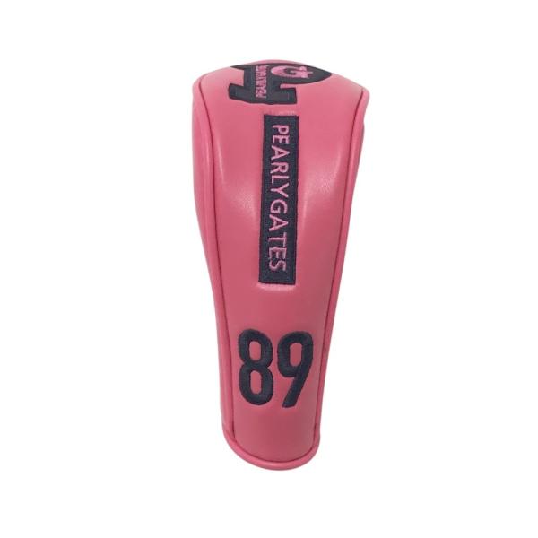 PEARLY GATES パーリーゲイツ  ヘッドカバー ピース  ピンク系 DR [240101431433] ゴルフウェア ストスト PEARLY GATES パーリーゲイツ ヘッドカバー ピース ピンク系 DR