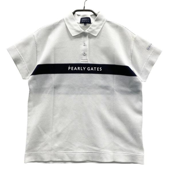 PEARLY GATES パーリーゲイツ 半袖ポロシャツ ホワイト系 0