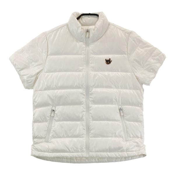 WAAC ワック 半袖 ダウンジャケット ホワイト系 3 ゴルフウェア