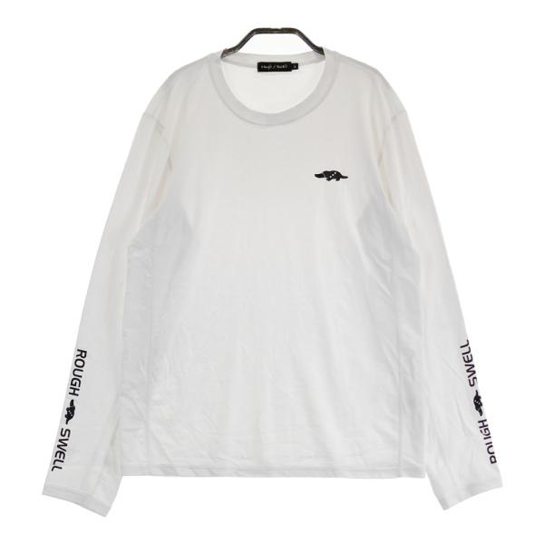 ラフ＆スウェル　ゴルフ　Ｔシャツ ホワイト　Ｍサイズ 新品未使用 ROUGH&SWELL ラフアンドスウェル 2023年モデル 長袖Tシャツ ホワイト系