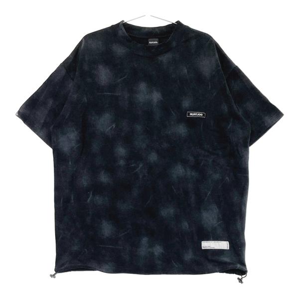 RUFFLOG ラフロッグ 半袖モックネックTシャツ ブラック系 XL ゴルフ