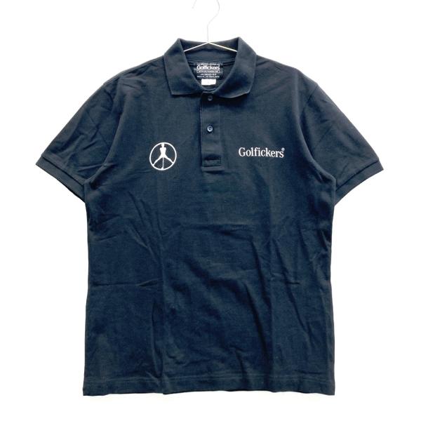 Golfickers ゴルフィッカーズ 半袖ポロシャツ ブラック系 L ゴルフ