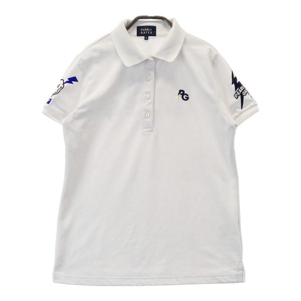 PEARLY GATES パーリーゲイツ 半袖ポロシャツ ホワイト系 1 ゴルフ