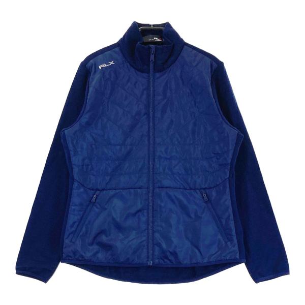 サイズ：M RLX ラルフローレン 切替 中綿ジャケット グレー系