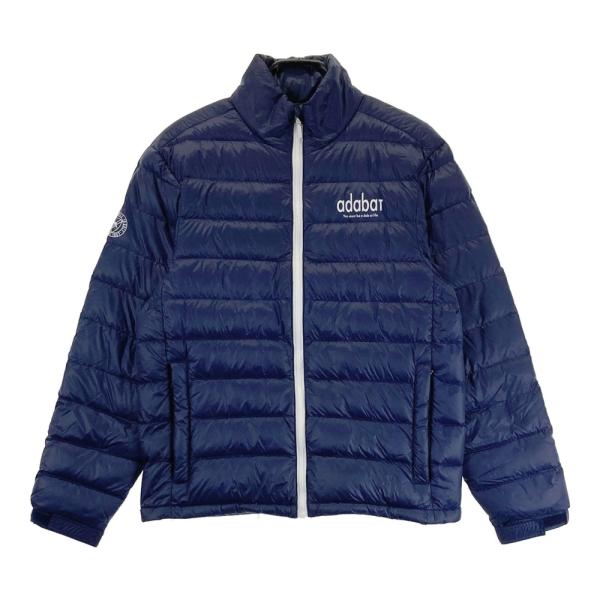 ADABAT アダバット ダウン ジップジャケット ネイビー系 M ゴルフ
